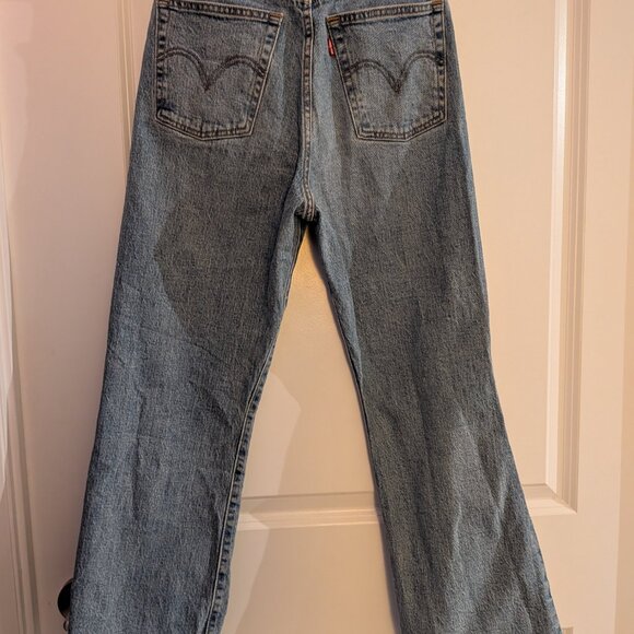 Levis Ribcage Cropped Flare Pants (Size 26) - Picture 1 of 5